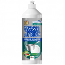 Средство для ручного мытья посуды Wash&Free Экстракт алоэ вера и лесной земляники 1000 г (4823128001331)