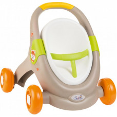 Коляска для кукол Smoby Mini Kiss 3в1 Веселые животные (210206)