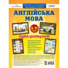 Наглядные пособия "Набор плакатов Английский язык" ЗПП048, 5-11 классы
