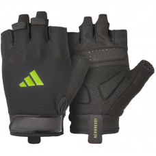 Перчатки для фитнеса Adidas Essential Training Gloves ADGB-15000GN чорний, зелений XS (885652027731)