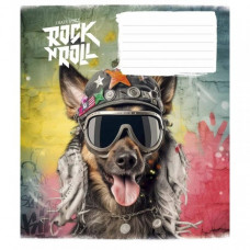 Тетрадь ученическая "Rock star" 012-3277L-1 в линию, 12 листов