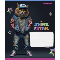 Тетрадь ученическая "Dance star" 018-3276K-1 в клетку, 18 листов
