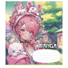 Тетрадь ученическая "Manga style" 024-3323K-3 в клетку, 24 листов