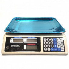 Торговые электронные весы Alfasonic AS-A072 до 50 кг (38579)
