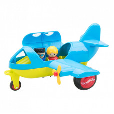 Спецтехника Viking Toys Самолет с 2 фигурками в ярком цвете (701270)