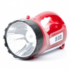 Фонарь аккумуляторный 1 LED 5W+15 SMD INTERTOOL LB-0101 Красный (38679)