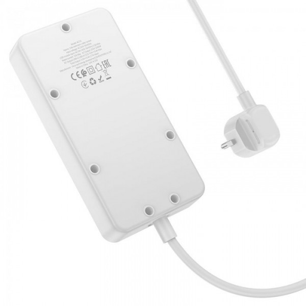 Сетевое зарядное устройство удлинитель HOCO AC7A STORM 3 USB/Type-C 3 розетки 1.5m Черный (133879) Сетевое зарядное устройство удлинитель HOCO AC7A STORM 3 USB/Type-C 3 розетки 1.5m Черный (133879)
