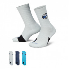 Носки Nike U Nk Ed Crew Bball 3Pr 144 DA2123-900 42-46 3 пари Світло-голубий/Синій/Бірюзовий (196153803862)