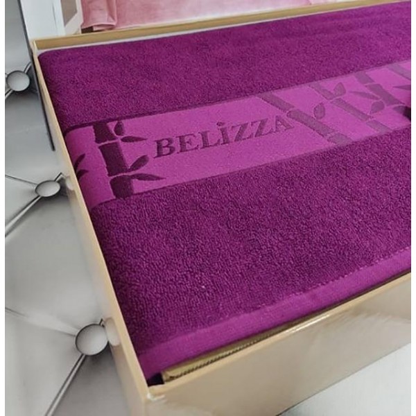Махрове простирадло Belizza "Gold Bordo" 200х220см (114089) Махрове простирадло Belizza "Gold Bordo" 200х220см (114089)