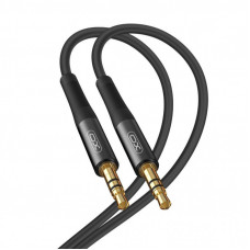Кабель мультимедийный 3.5mm M to 3.5mm M 1.0m black XO (NBR175A-BK)