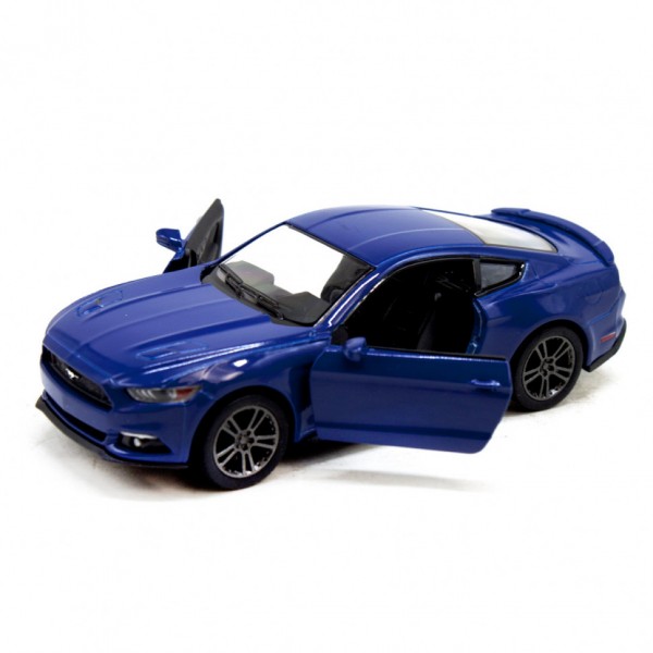 Детская модель машинки Ford Mustang GT (2015) Kinsmart KT5386FW, 1:38  (Blue)