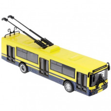 Троллейбус 6407B "Автопарк" 1:72 металлический (Желтый)
