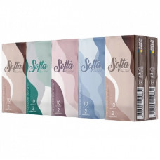 Салфетки косметические Chisto Softa 2 слоя 10 шт х 10 пачек (4823098414841)