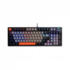 Клавиатура Xtrike ME GK-987 RGB Mechanical USB UA Grey/Black (GK-987GBRUA)