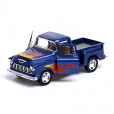 Машинка металлическая инерционная Пикап Chevy Stepside (1955) Kinsmart KT5330FW 1:32 (Синий)