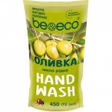 Жидкое мыло Be&Eco С антибактериальным эффектом Оливка дой-пак 450 мл (4820168435010)