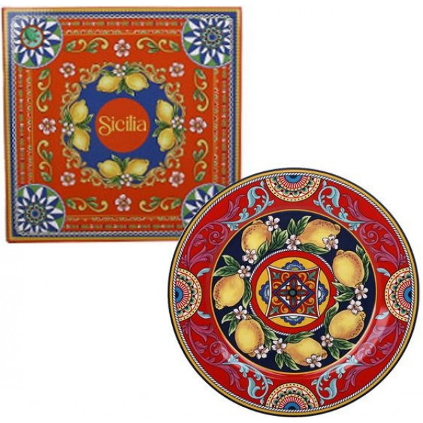 Тарілка порцелянова Sicilia "Ornamento" Ø27см (Орнамент) (110889)